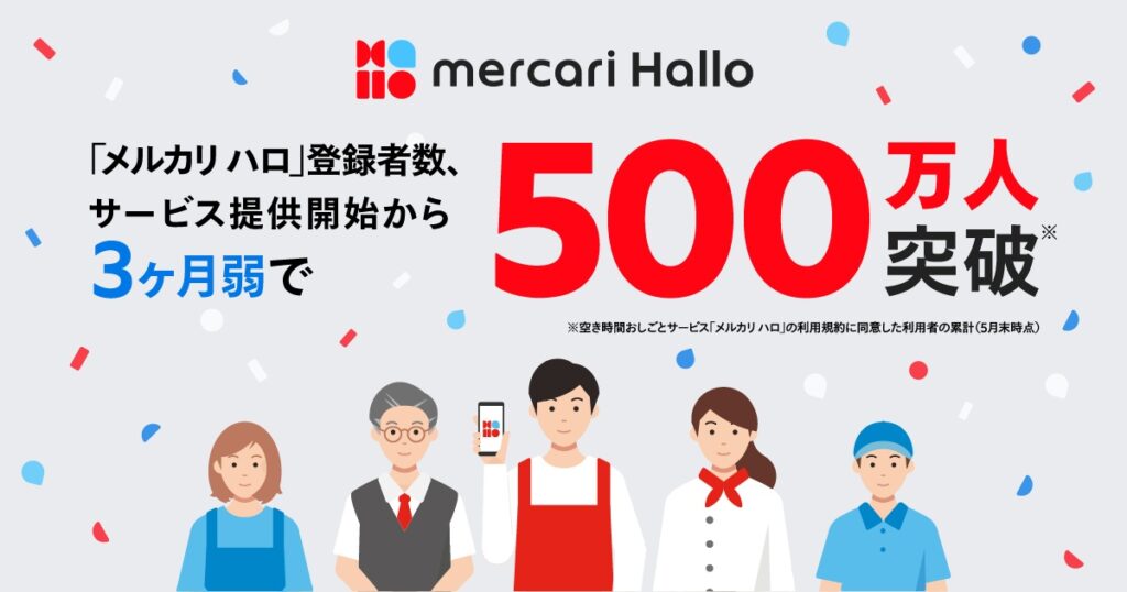 メルカリのスキマバイトサービス「メルカリ ハロ」とは